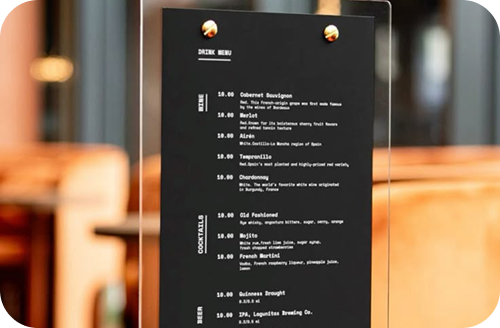 Open sign in a bar window